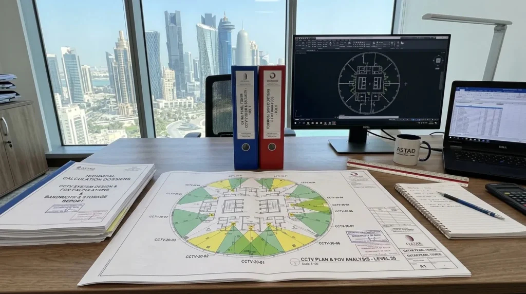 Security system documentation prepared for authority submission
