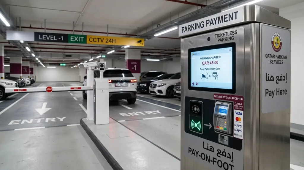 Parking pay station of a parking management system